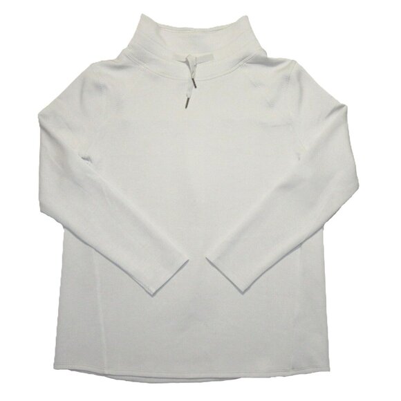 NWT Spanx AirEssentials Spacer Long Pullover in White Cloud Got-Ya-Covered Top L - Picture 1 of 4
